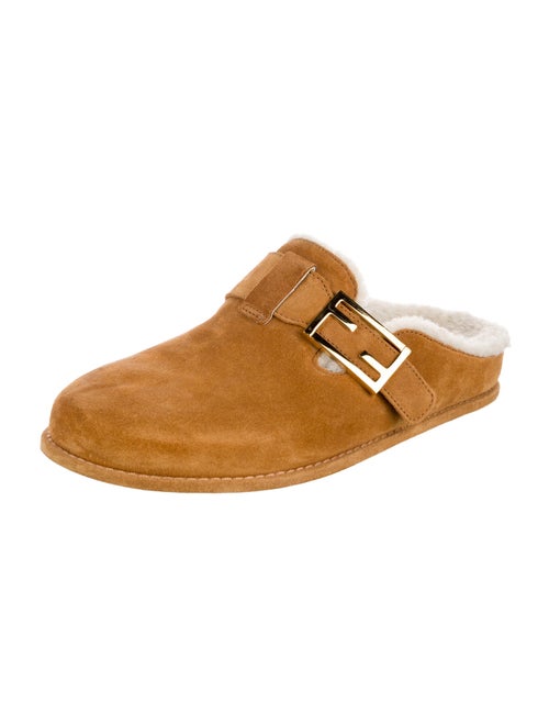 Fendi Suede Mules