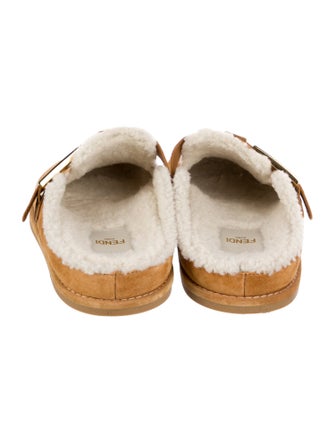 Fendi Suede Mules