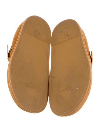 Fendi Suede Mules