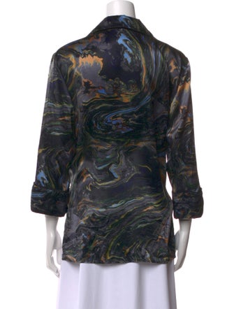 Fendi Silk Printed Blouse