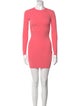 Fendi Crew Neck Mini Dress