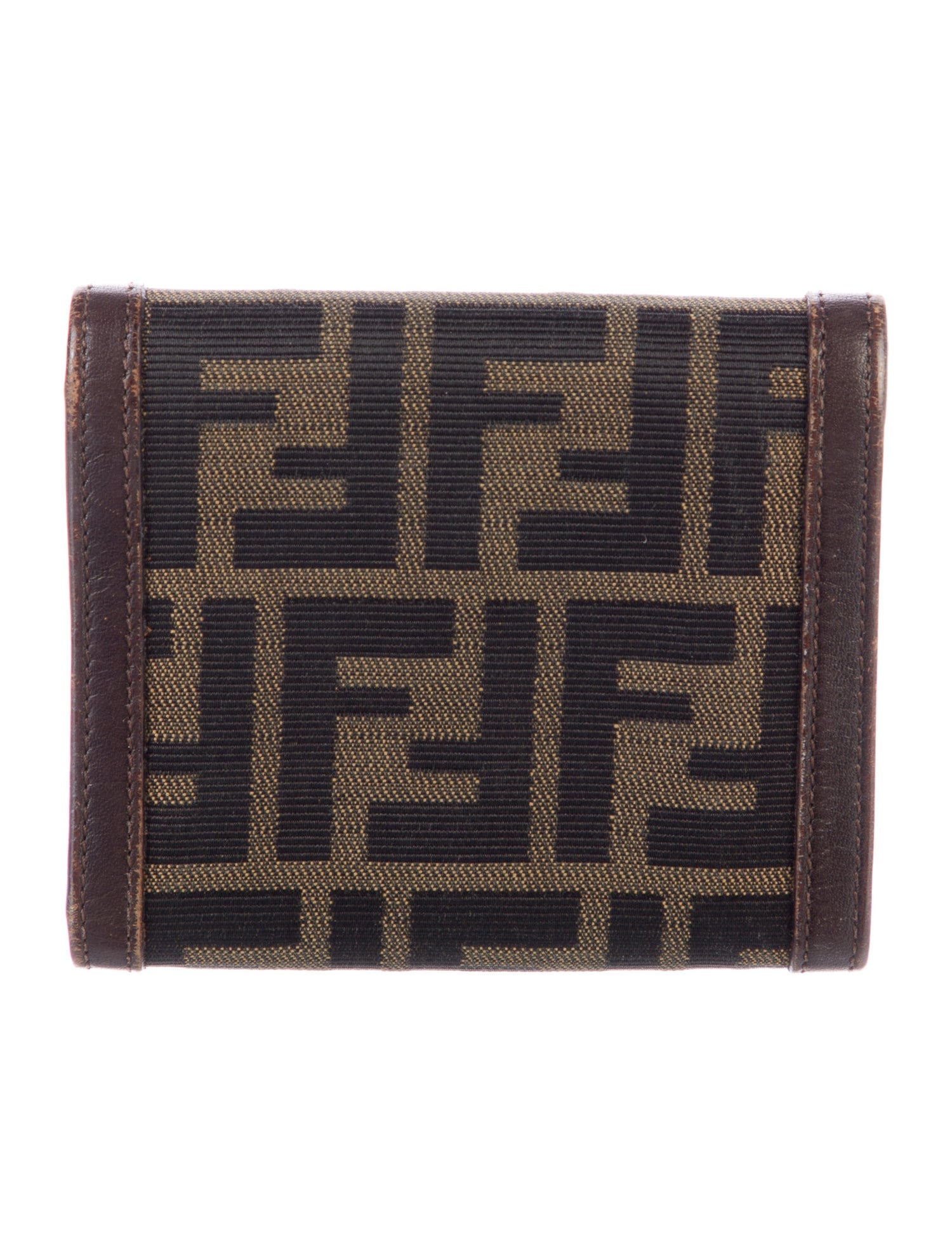Fendi Vintage Zucca FF Logo Wallet