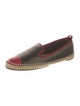 Fendi Pequin Pattern Canvas Espadrilles