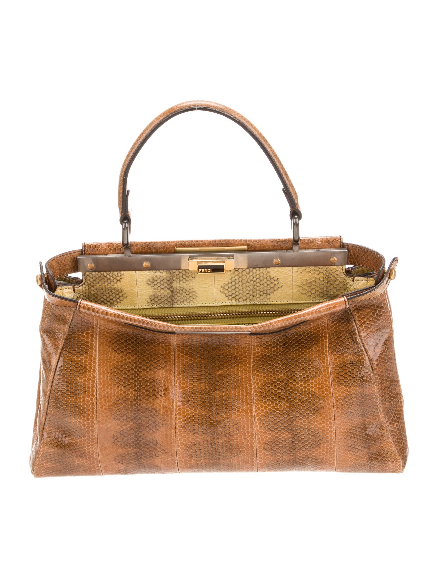 Fendi Snakeskin Peekaboo Small
