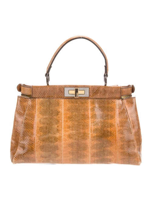 Fendi Snakeskin Peekaboo Small