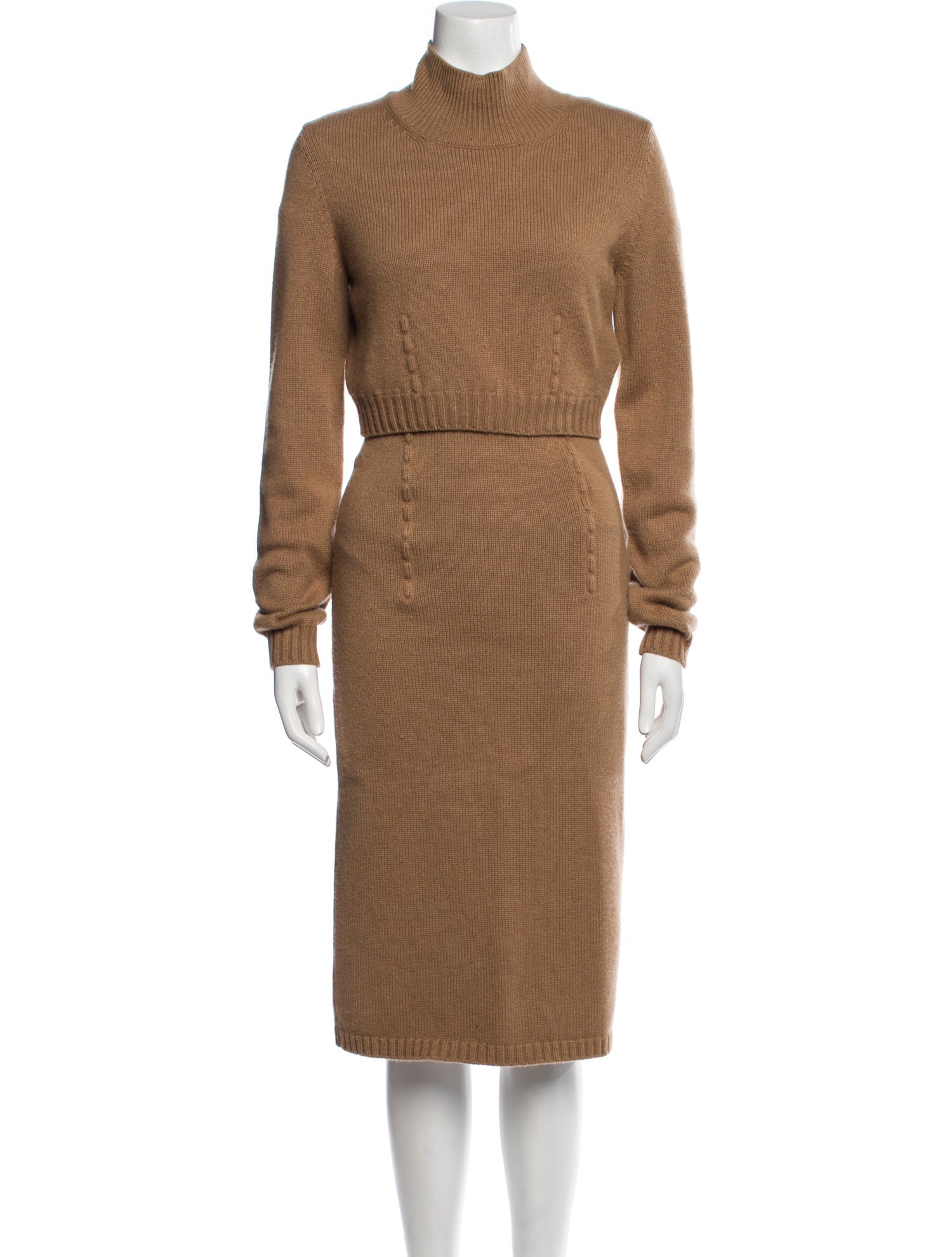 Fendi Cashmere Skirt Set