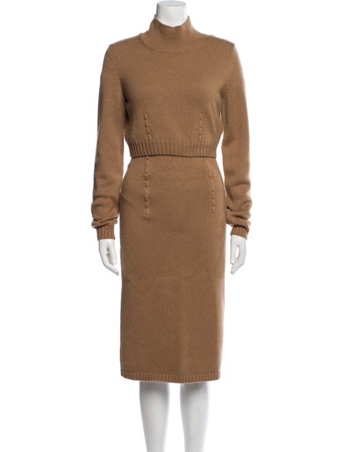 Fendi Cashmere Skirt Set