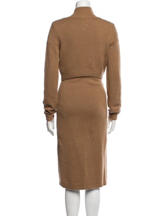 Fendi Cashmere Skirt Set