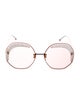 Fendi Oversize Clear Sunglasses