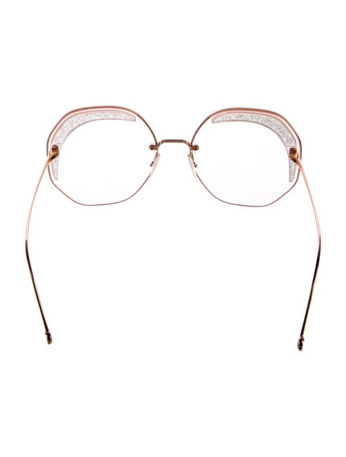Fendi Oversize Clear Sunglasses