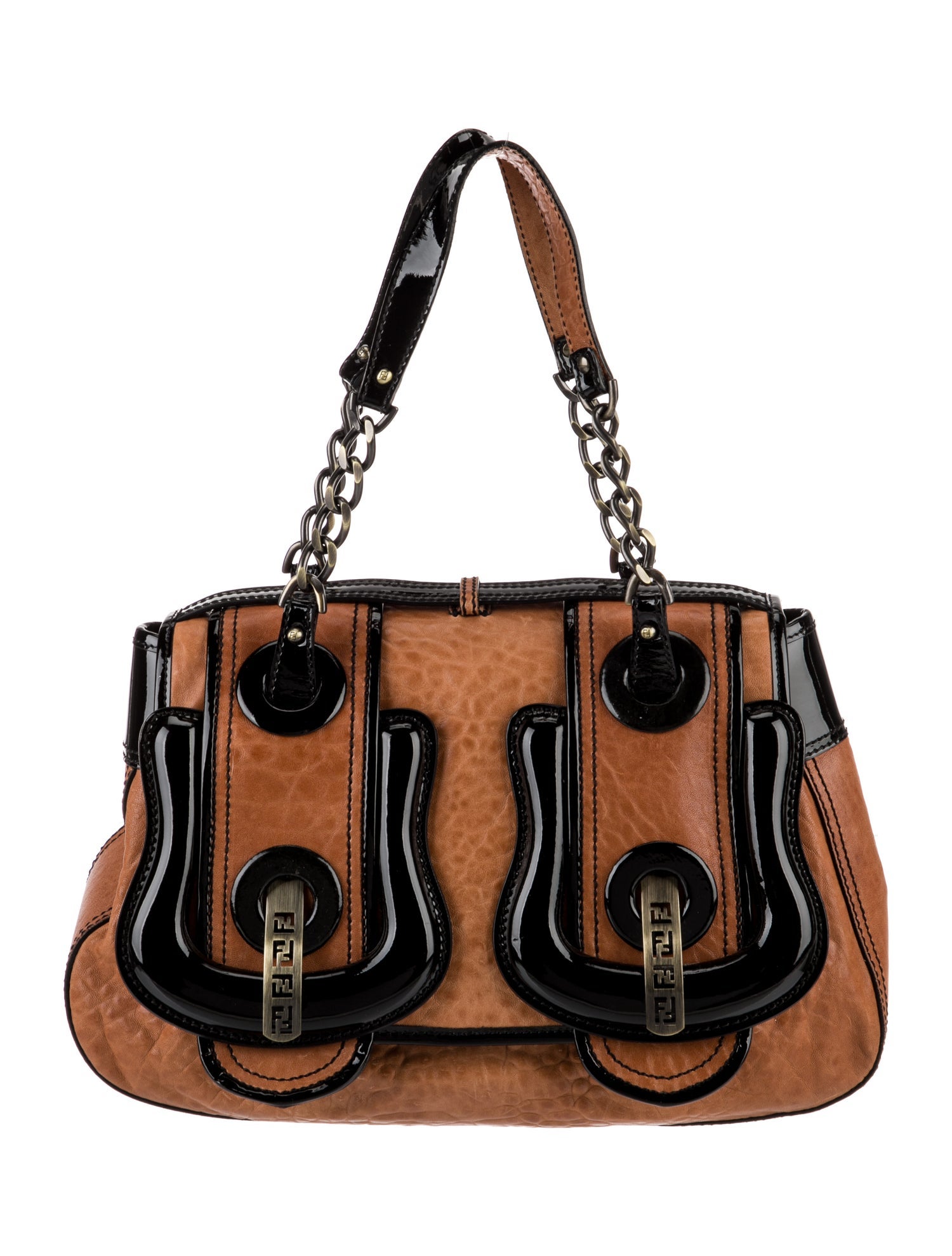 Fendi Leather Top Handle Bag