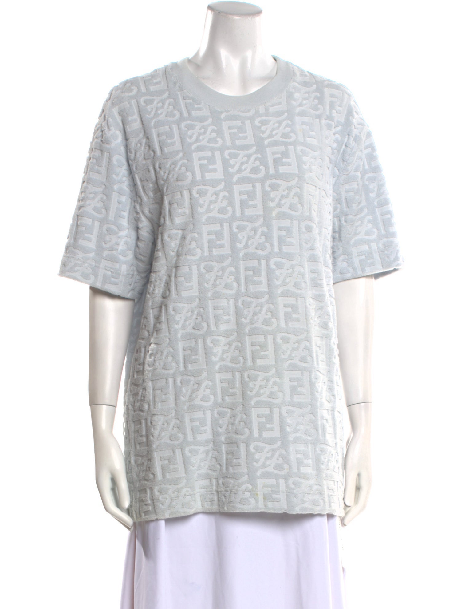 Fendi Printed Crew Neck T-Shirt