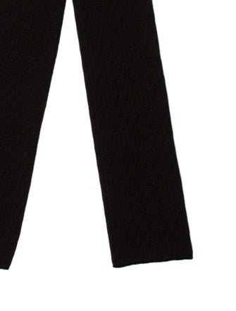 Fendi Wool Zucchino FF Logo Scarf