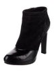 Fendi Suede Leather Trim Embellishment Boots