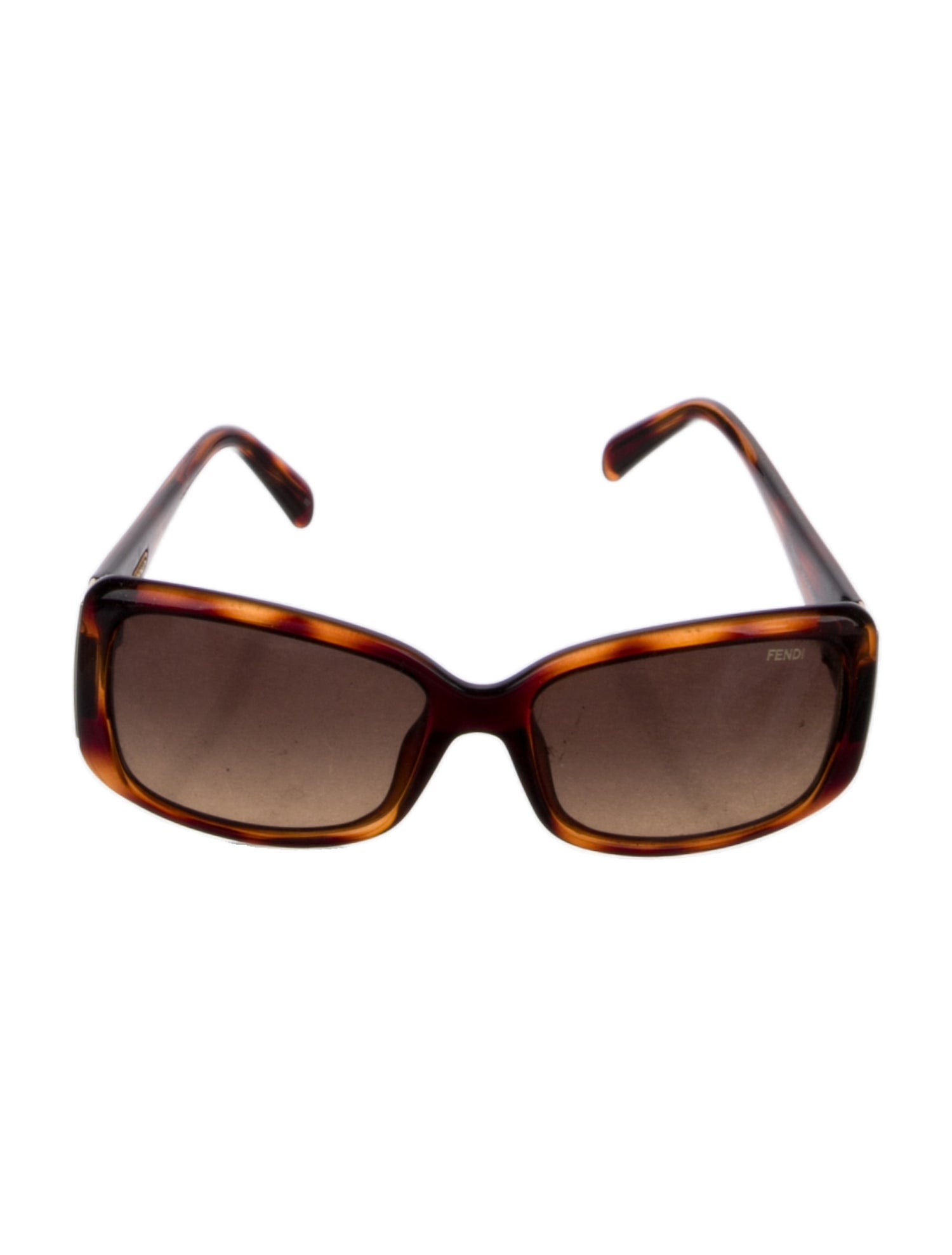 Fendi Zucca FF Logo Square Sunglasses