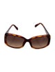Fendi Zucca FF Logo Square Sunglasses