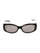 Fendi Zucca FF Logo Shield Sunglasses