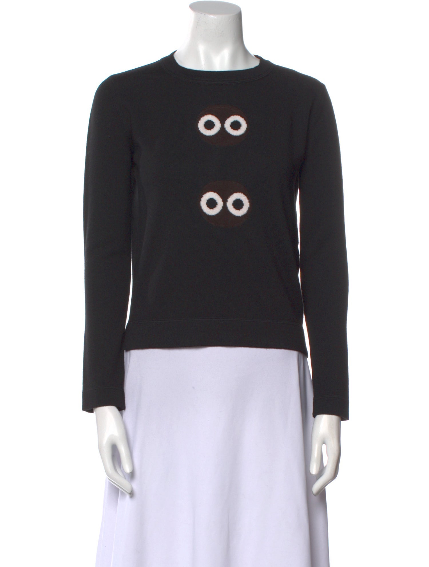 Fendi Wool Graphic Print Sweater