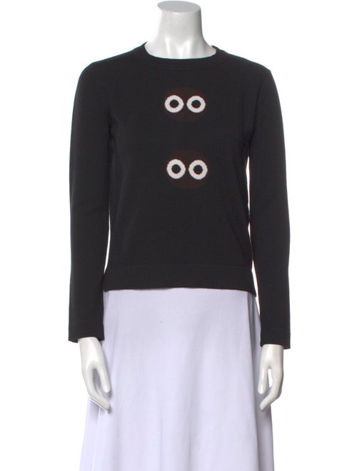 Fendi Wool Graphic Print Sweater