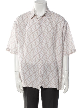 Fendi Linen Printed Shirt