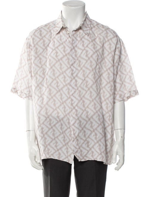 Fendi Linen Printed Shirt