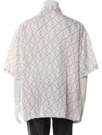 Fendi Linen Printed Shirt