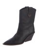Fendi Leather Western Boots