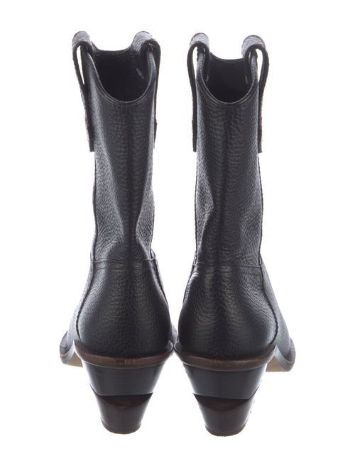 Fendi Leather Western Boots