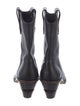 Fendi Leather Western Boots