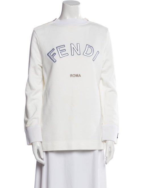 Fendi Graphic Print Crew Neck Sweatshirt