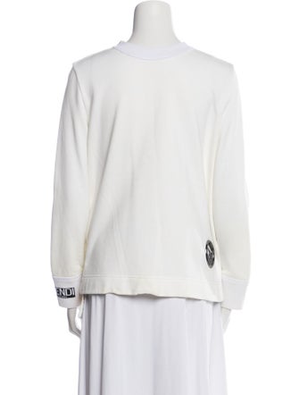Fendi Graphic Print Crew Neck Sweatshirt