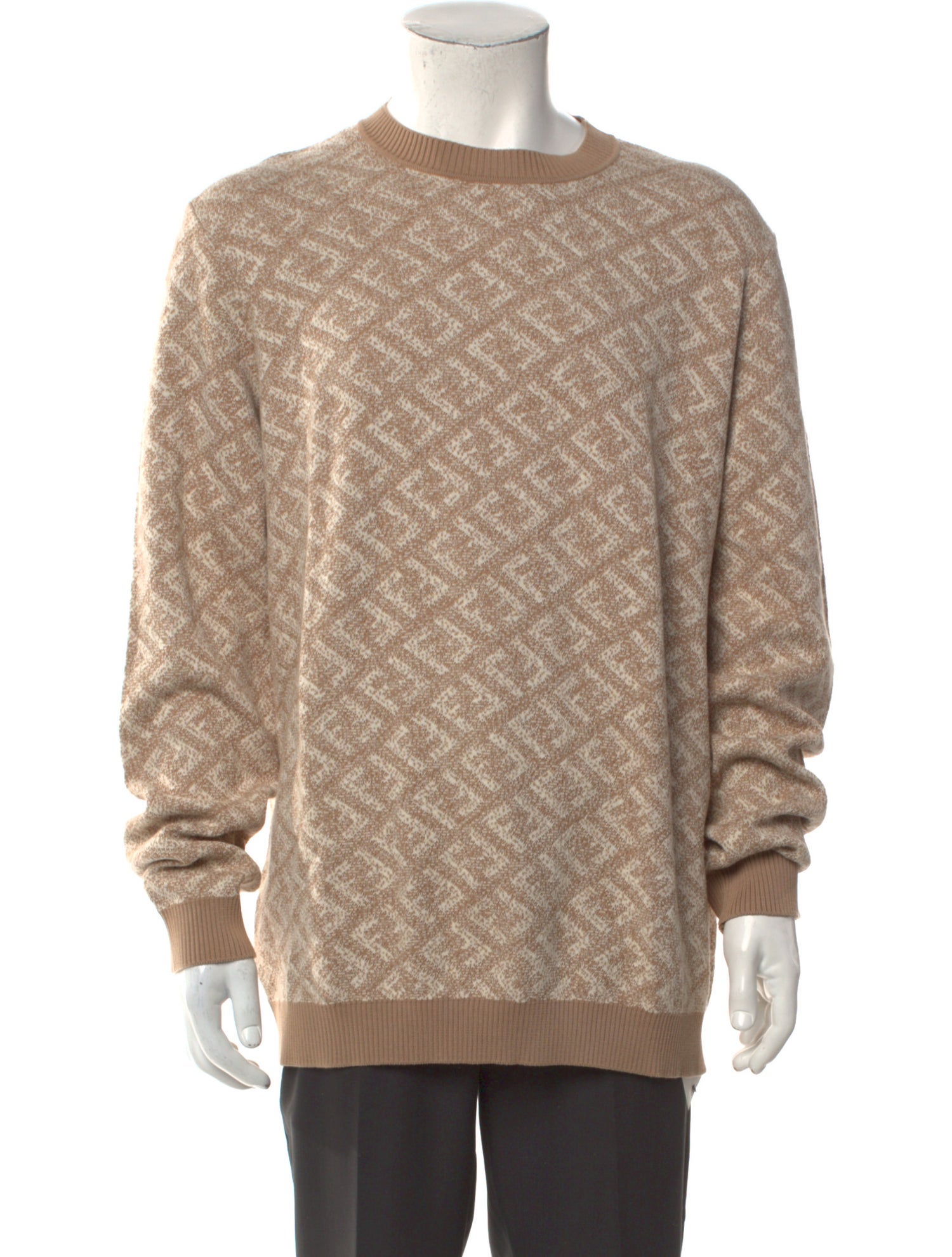 Fendi Crew Neck Long Sleeve Pullover