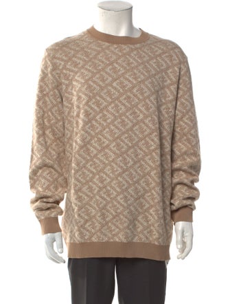 Fendi Crew Neck Long Sleeve Pullover