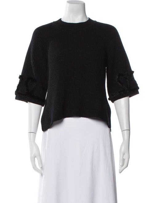 Fendi Virgin Wool Crew Neck Sweater