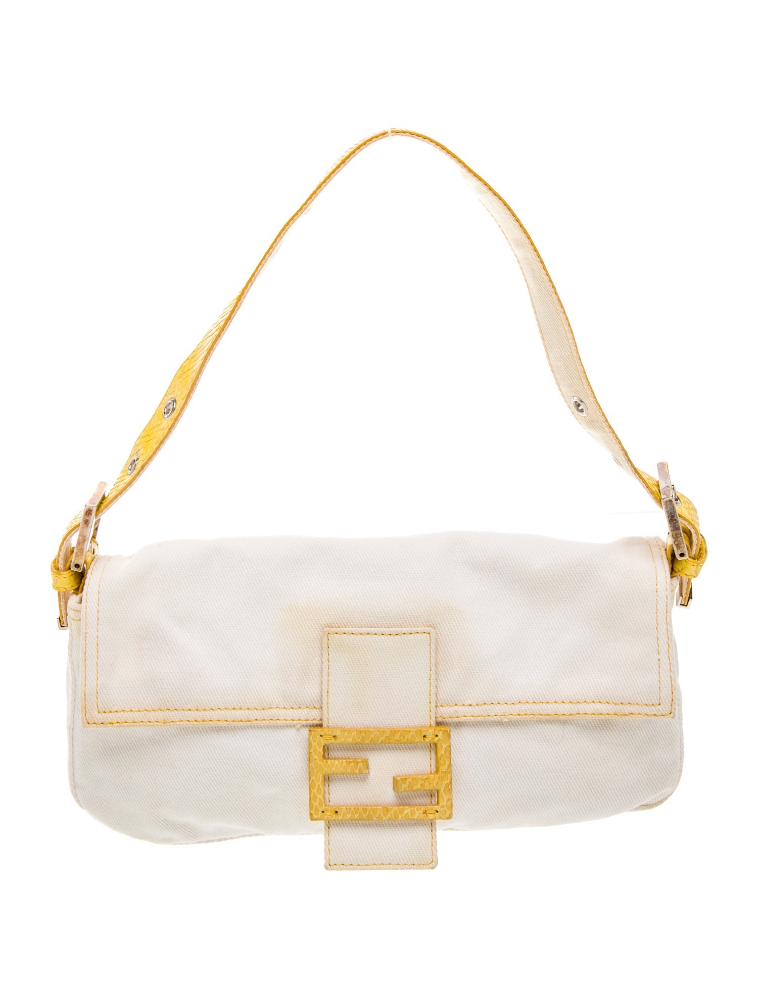 Fendi Canvas Baguette Vintage