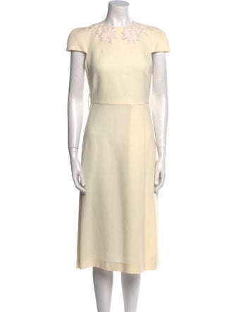 Fendi Wool Midi Length Dress