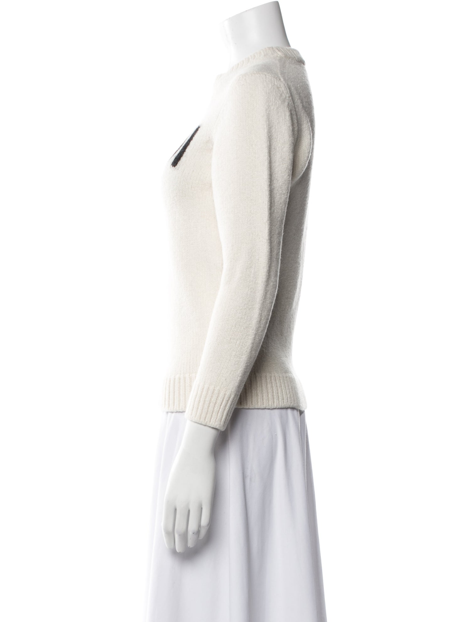 Fendi Wool Graphic Print Sweater