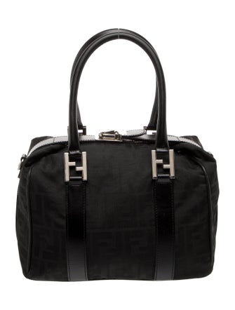 Fendi Damier Azur Top Handle Bag