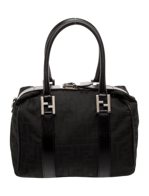 Fendi Damier Azur Top Handle Bag