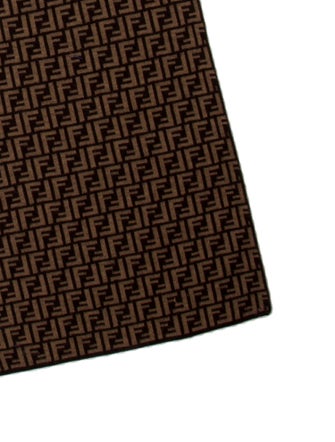 Fendi Wool Zucca FF Logo Scarf