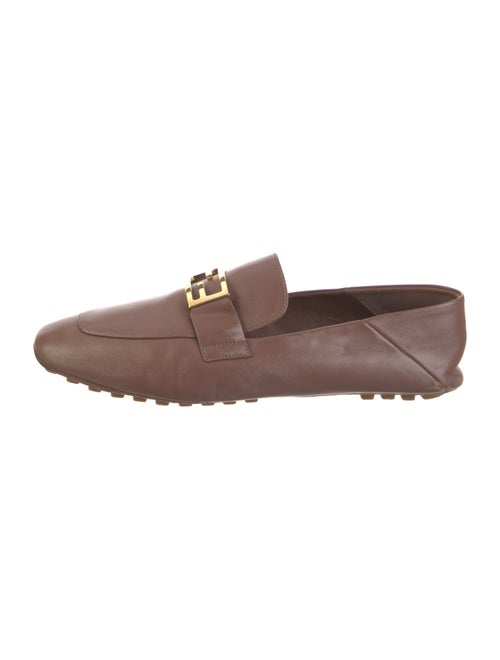 Fendi Leather Loafers