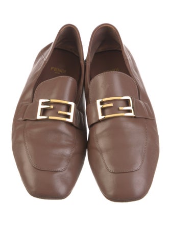 Fendi Leather Loafers
