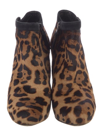 Fendi Ponyhair Animal Print Pumps