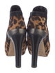 Fendi Ponyhair Animal Print Pumps