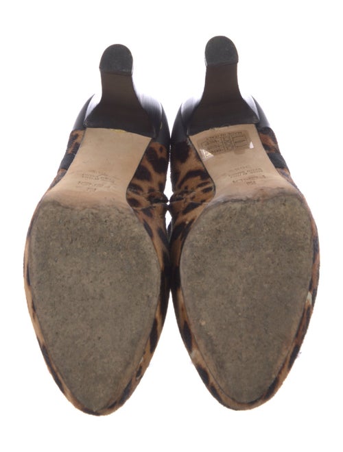 Fendi Ponyhair Animal Print Pumps