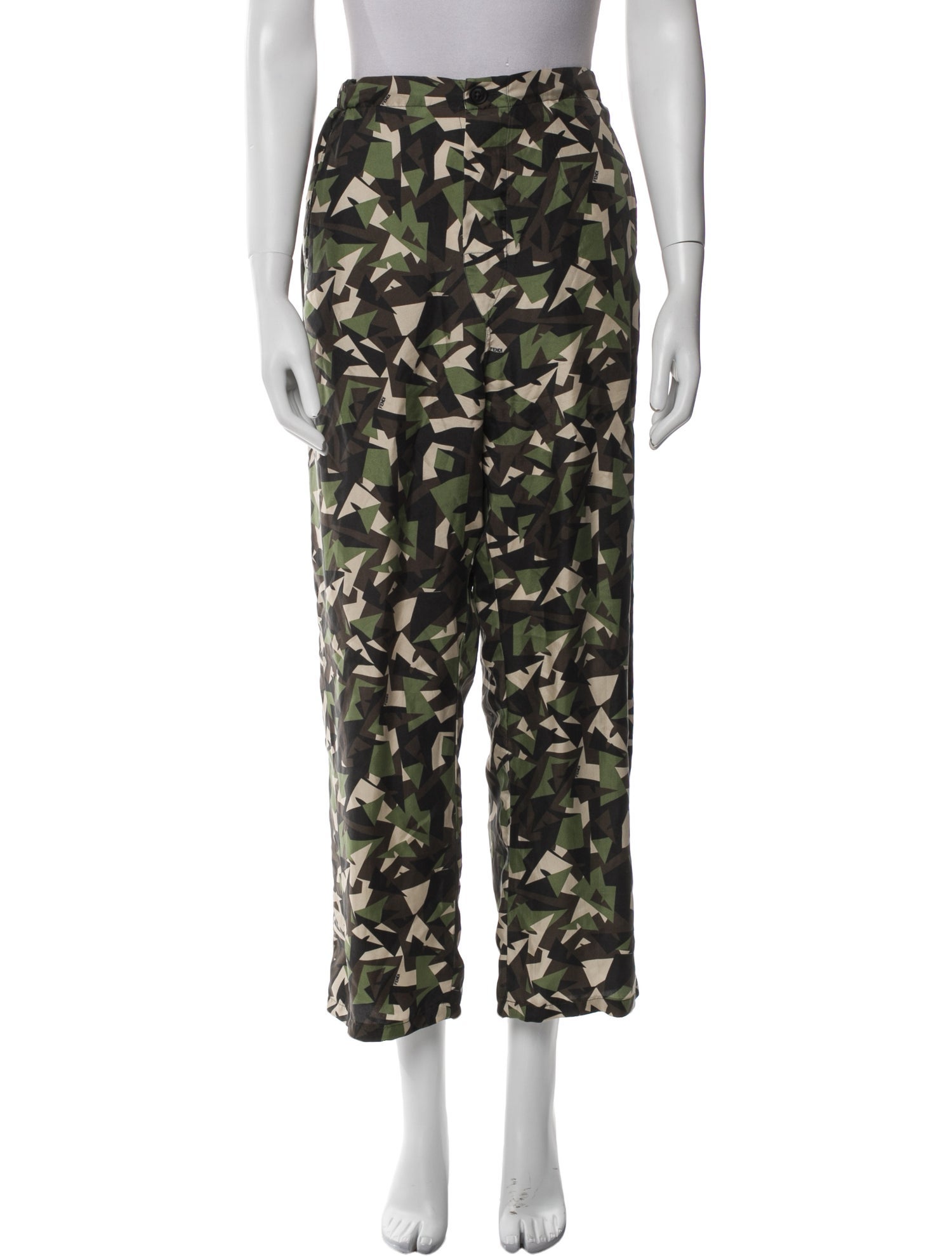 Fendi 2020 Straight Leg Pants