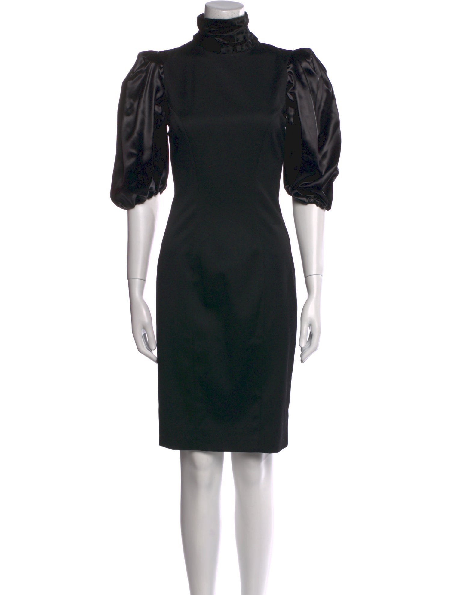 Fendi Virgin Wool Knee-Length Dress