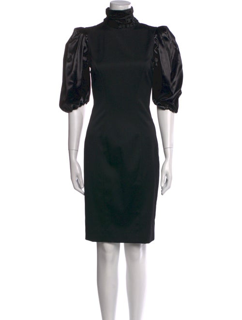 Fendi Virgin Wool Knee-Length Dress