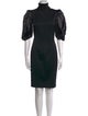 Fendi Virgin Wool Knee-Length Dress