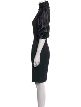Fendi Virgin Wool Knee-Length Dress